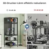 Skříň pro 3D tiskárnu s dvojitou policí na filamenty, tyčí Náhled obrázku produktu 5