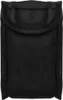 A black fabric pouch with a flap closure. Podgląd zdjęcia produktu