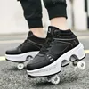 Rollschuhe Schuhe mit einziehbaren Rollen Größe 37 – Produktbild-Vorschau 4