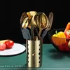 Gouden keukengerei set, roestvrij staal, 13-delig. Productafbeelding-voorbeeld 6