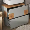 Mobile sottolavabo per bagno Vicco Eden Grigio 70 x 64.5 cm Anteprima dell’immagine prodotto 4