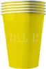 Gobelet en carton recyclable jaune 20 pièces 530 ml - Voir les images du produit 1