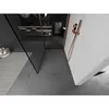Mexen Kioto Duschwand Walk-in 110 x 90 cm, schwarzes Produktbild-Vorschau 3