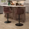 HOMCOM Barhocker 2er Set Barstuhl mit Rückenlehne, Produktbild-Vorschau 7