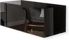 HAJDUK FURNITURE Mobile TV Sospeso Nero Lucido 90 cm Anteprima dell’immagine prodotto 5