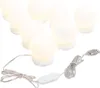 vidaXL Specchio luminoso con 8 lampadine LED bianco caldo e Anteprima dell’immagine prodotto 7