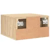 vidaXL Szafki nocne naścienne 2 szt. dąb sonoma 35x35x20 cm Podgląd zdjęcia produktu 10