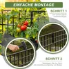 FIVMEN 25 Stück Dekorativer Gartenzaun aus Metall, Produktbild-Vorschau 6