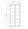 AX LIVING Lit mural Raiane PT90 Lit escamotable en blanc Voir les images du produit 3