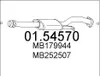 MTS 01.54570 Mittelschalldämpfer Schalldämpfer für Produktbild-Vorschau 2