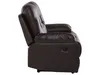 BELIANI Sofa Braun Kunstleder 2-Sitzer Relaxfunktion Retro Produktbild-Vorschau 8
