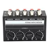Mini-mixeur stéréo, contrôleur de signal audio passif, hub Voir les images du produit 2
