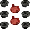 A collection of black and red trimmer heads arranged in a grid. Podgląd zdjęcia produktu