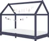 vidaXL Detská posteľ sivá masívna borovica 80 x 160 cm Náhľad obrázku produktu 1