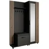 Garderobenschrank LIVIA – Garderoben-Set mit Spiegel und Produktbild-Vorschau 2