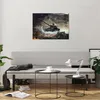 Bilder auf glas - Krieg Panzer Airplain Schlacht - 70x50cm Produktbild-Vorschau 6
