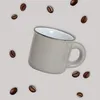 Moderne Keramik Espresso-Tassen 6er Set weiß beige grau 50 Produktbild-Vorschau 4