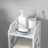 Weißer Badschrank mit Toilettenpapierhalter Produktbild-Vorschau 8