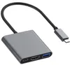 Rolio USB C zu HDMI Adapter, 3 in 1 , 4K HDMI, USB 3.0, Produktbild-Vorschau 1