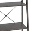 Standregal 4 Böden Schwarz 56x35x140 cm , Bücherregale Produktbild-Vorschau 6