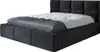 A modern, upholstered bed with a headboard and mattress. Produktbild-Vorschau