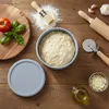 Relaxdays Pizzaballenbox, 6er Set, Silikon, bis 350 g Teig, Produktbild-Vorschau 3