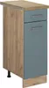 Küchenunterschrank Vicco R-Line Blau-Grau 30 cm , AP Eiche, Produktbild-Vorschau 1