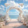WISFOR Rose Arch, Extra Style Wedding Arch Background Frame Podgląd zdjęcia produktu 2