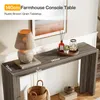 Table console Tribesigns de style rustique, table basse en Voir les images du produit 3