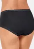 Close-up view of the back of black women's underwear. Produktbild-Vorschau