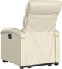 vidaXL Relaxsessel mit Aufstehhilfe Creme Kunstleder Produktbild-Vorschau 4