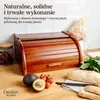 Creative Home Drewniany Chlebak z pokrywą |38 x 28,5 x 17,5 Podgląd zdjęcia produktu 8