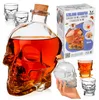 SUPERBUTELKI - Zestaw - Karafka szklana Czaszka z korkiem Podgląd zdjęcia produktu 1