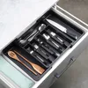 Inserto per cassetto portaposate, estensibile, nero, Anteprima dell’immagine prodotto 10