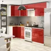 Horní kuchyňská skříňka 60 cm VERMINA - bílá / červená Náhled obrázku produktu 3