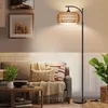Rotin Lampadaire Boho Lampadaire à intensité variable Voir les images du produit 9