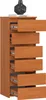 Akord Hohe Kommode Erle 40X35X109 Cm Produktbild-Vorschau 2