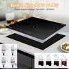 AMZCHEF Glaskeramikkochfeld autark 3 Kochzonen 5400W 9 Produktbild-Vorschau 5