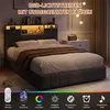 Łóżko tapicerowane UnboxG, 160x200 cm, z pojemnikiem na Podgląd zdjęcia produktu 4