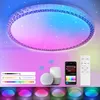 40W WIFI RGB LED Deckenleuchte, 40cm, Dimmbar Sternenhimme Produktbild-Vorschau 2