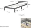 Homestyle4u Holzbett 90x200 Jugendbett Einzelbett Bett mit Produktbild-Vorschau 7