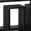 Autronic Nástěnná polička, sada 3 ks P-009 BK Náhled obrázku produktu 3