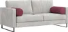 vidaXL Cuscino bolster 2 pezzi rosso vino Ø 25 x 70 cm Anteprima dell’immagine prodotto 3
