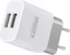 KOMA Nabíječka do sítě univerzální, 2x USB, 2.1A, 10W, bílá Náhled obrázku produktu 1