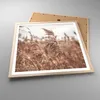 Gerahmtes Poster - Rahmen in heller Eiche - Zuckerrohr Produktbild-Vorschau 3