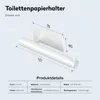 doporro Toilettenpapierhalter selbstklebend, Produktbild-Vorschau 7