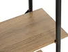 HAKU Regal Büroregal eiche, schwarz - Metall, Spanplatte, Produktbild-Vorschau 6