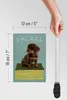 Holzschild Spruch 12x18cm Dackel Hund lebhaft mutig stur Produktbild-Vorschau 6
