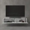 doporro Meuble TV Bas 200x40,2x30cm Armoire TV Blanc Mat Voir les images du produit 3