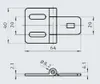 Scharnier Komplettset Metall für 30x30 und 30x60 Nut 8 Produktbild-Vorschau 5